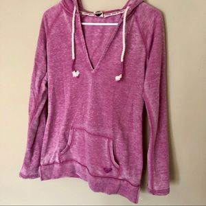Roxy V neck Hoodie